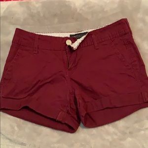 Aeropostale Maroon Shorts